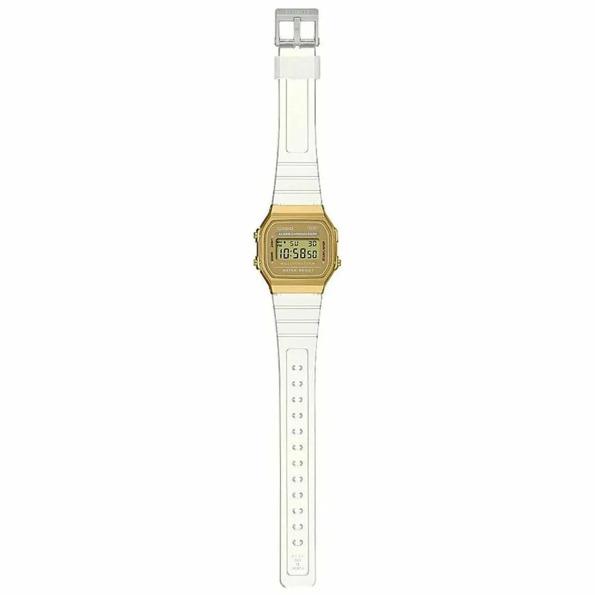 Orologio Unisex Casio VINTAGE COLLECTION Trasparente Oro - Yestore