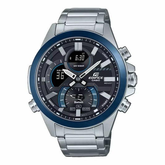 Orologio Uomo Casio ECB-30DB-1AEF Nero Argentato - Yestore