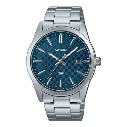 Orologio Uomo Casio DATE CARBON LOOK DIAL - PETROL BLUE (Ø 41 mm) - Yestore