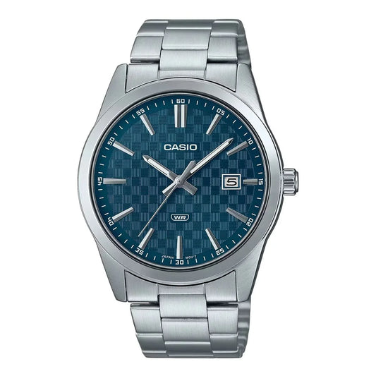 Orologio Uomo Casio DATE CARBON LOOK DIAL - PETROL BLUE (Ø 41 mm) - Yestore