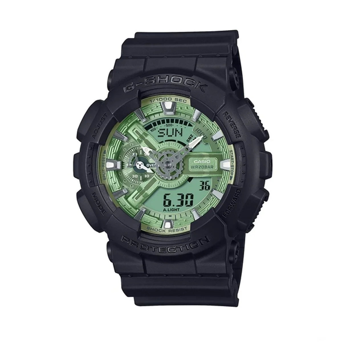 Orologio Uomo Casio G-Shock GA-110CD-1A3ER Nero Verde (Ø 51 mm) - Yestore