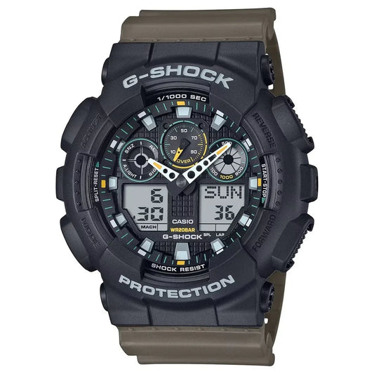 Orologio Uomo Casio G-Shock OVERSIZED - TWO TONE UTILITY COLOURS Nero (Ø 51 mm) - Yestore