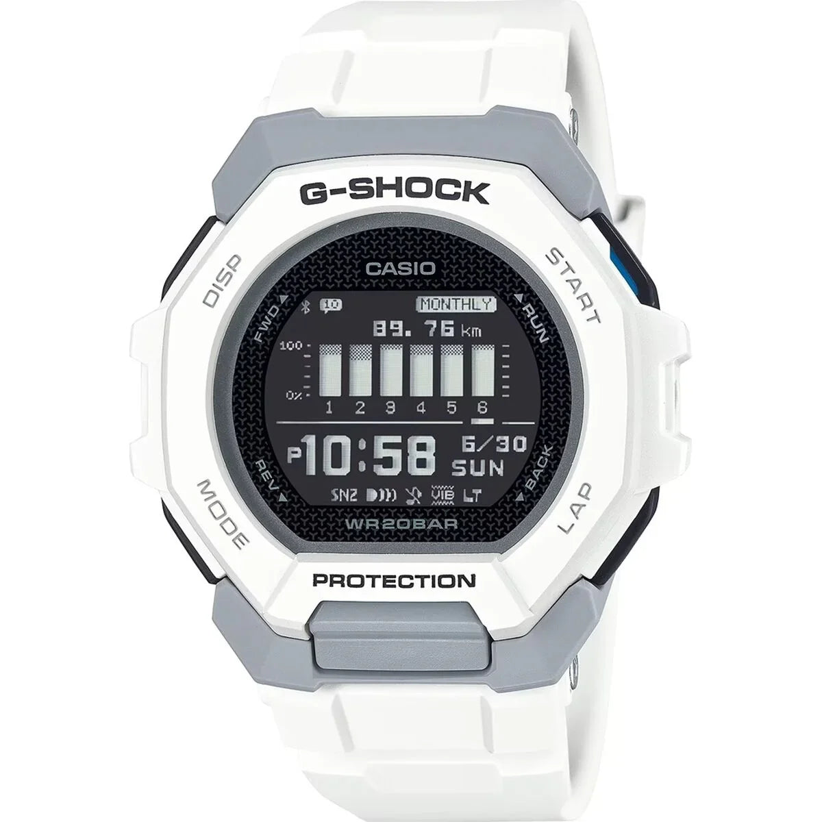 Orologio Uomo Casio G-Shock G SQUAD - SUNNY SIDE STYLE Nero (Ø 47,5 mm) - Yestore