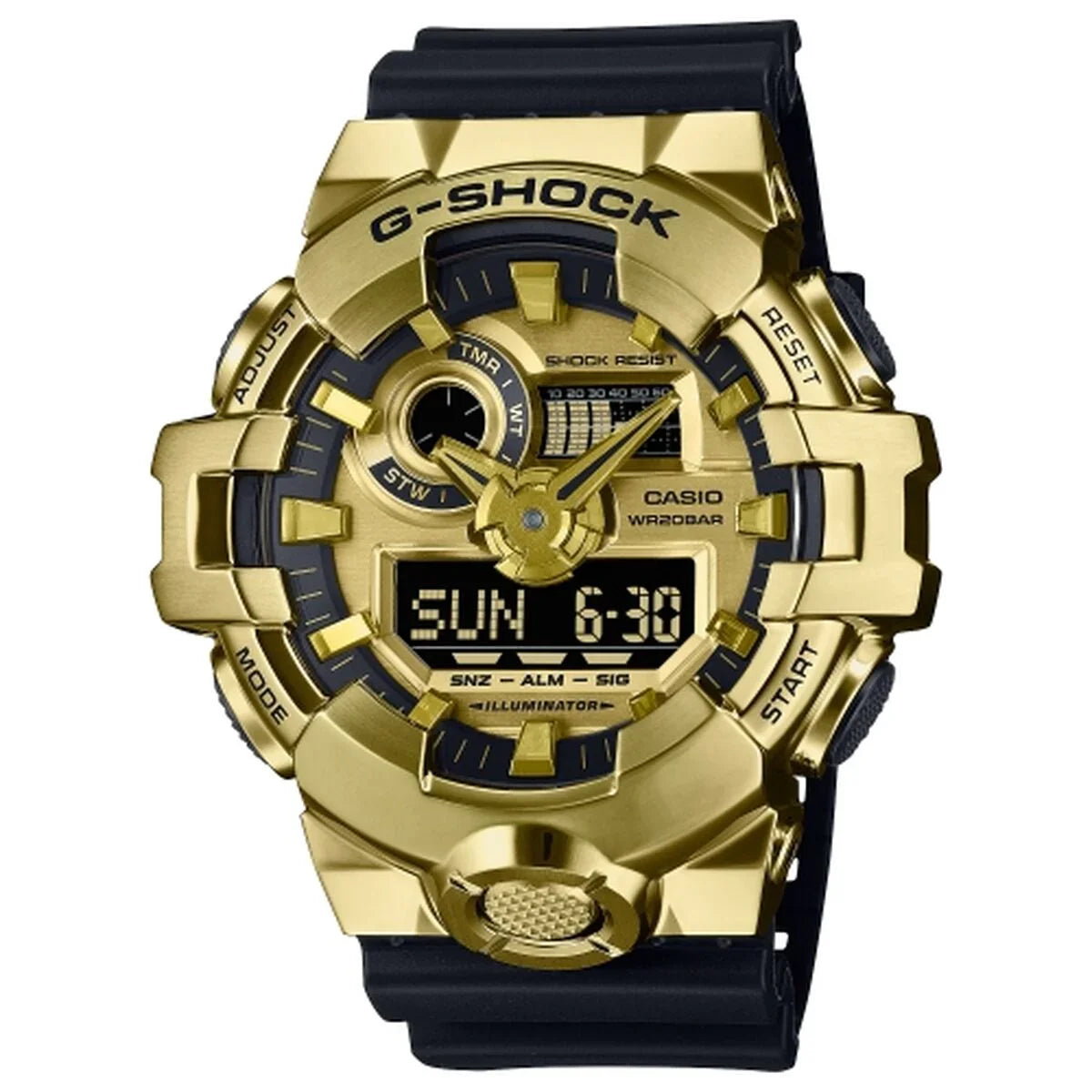 Orologio Uomo Casio G-Shock GM-700G-9AER Nero Dorato - Yestore