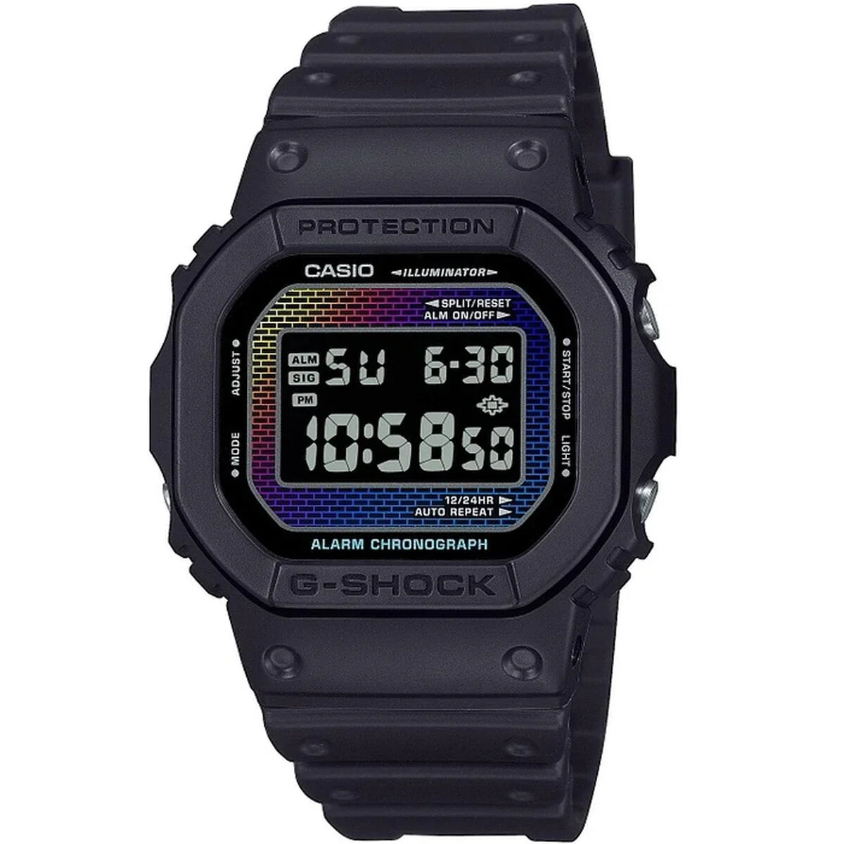 Orologio Uomo Casio G-Shock THE ORIGIN - RAINBOW BRICK WALL SERIE Nero - Yestore