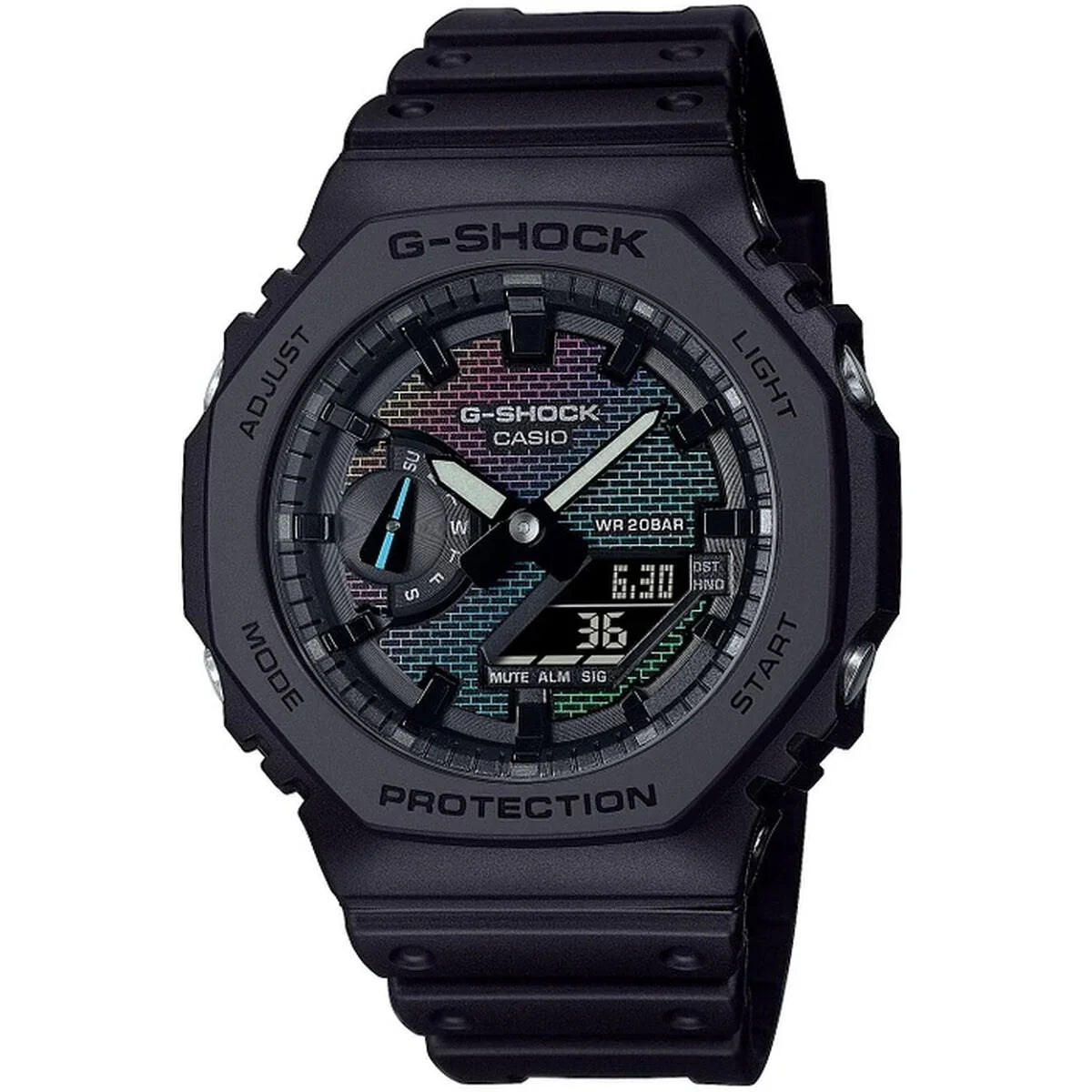 Orologio Uomo Casio G-Shock OAK - RAINBOW BRICK WALL SERIE Nero - Yestore