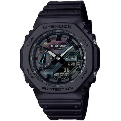 Orologio Uomo Casio G-Shock OAK - RAINBOW BRICK WALL SERIE Nero - Yestore