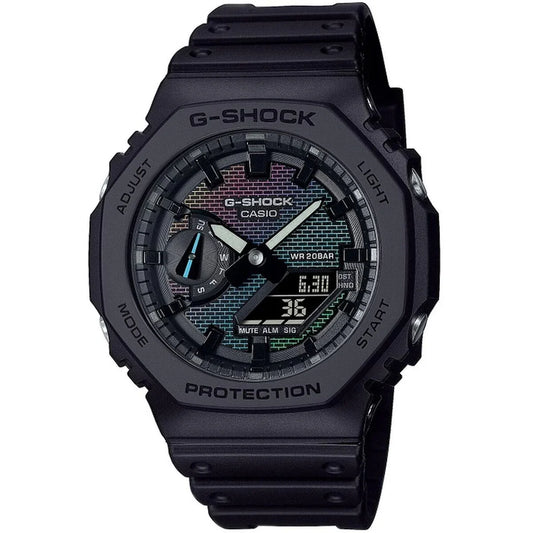 Orologio Uomo Casio G-Shock OAK - RAINBOW BRICK WALL SERIE Nero - Yestore