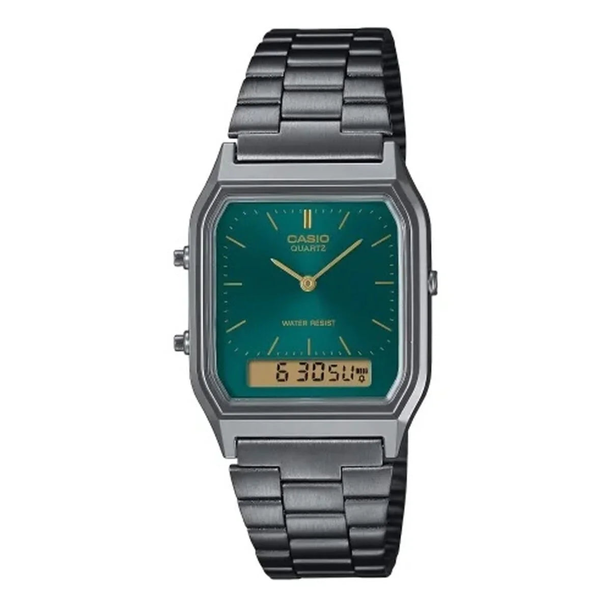 Orologio Uomo Casio AQ-230EGG-3AEF Verde Argentato - Yestore