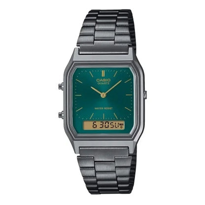 Orologio Uomo Casio AQ-230EGG-3AEF Verde Argentato - Yestore