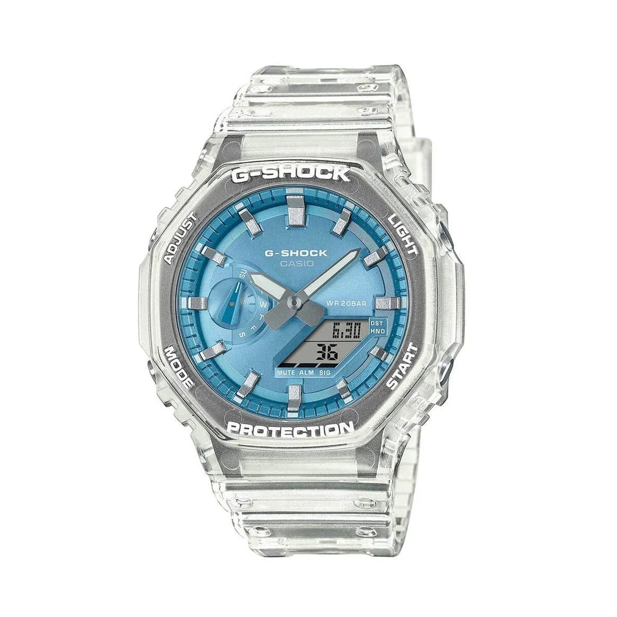 Orologio Uomo Casio G-Shock BRIGHT METALLIC - LIGHT BLUE (Ø 44,5 mm) - Yestore