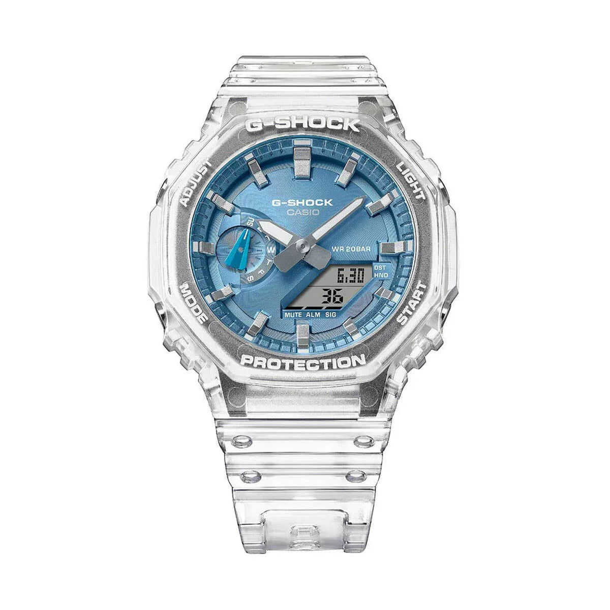 Orologio Uomo Casio G-Shock BRIGHT METALLIC - LIGHT BLUE (Ø 44,5 mm) - Yestore