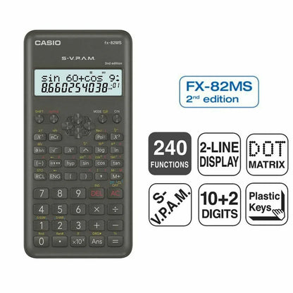 Calcolatrice scientifica Casio FX-82MS-2 - Yestore