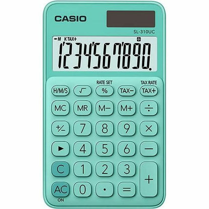 Calcolatrice Casio SL-310UC-GN BOX Verde Plastica - Yestore