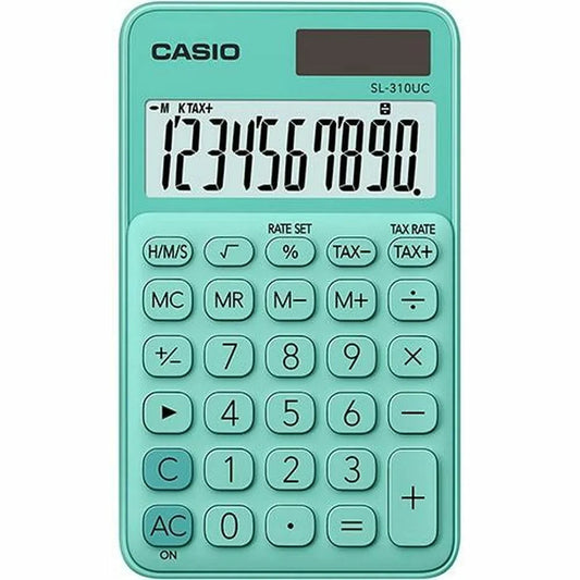 Calcolatrice Casio SL-310UC-GN BOX Verde Plastica - Yestore