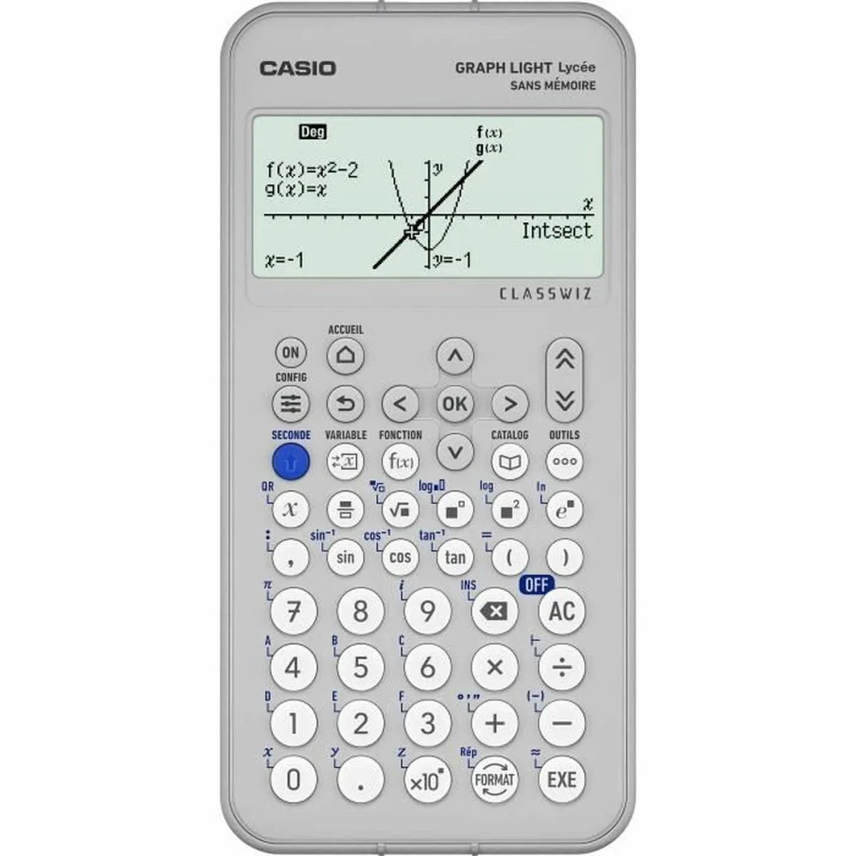 Calcolatrice scientifica Casio Graph Light Grigio - Yestore