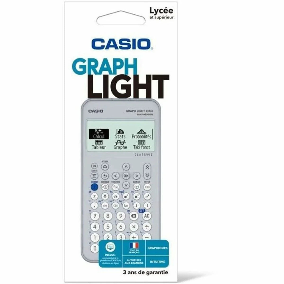 Calcolatrice scientifica Casio Graph Light Grigio - Yestore