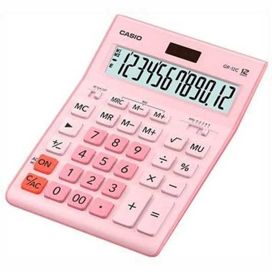 Calcolatrice Casio GR-12C Rosa - Yestore