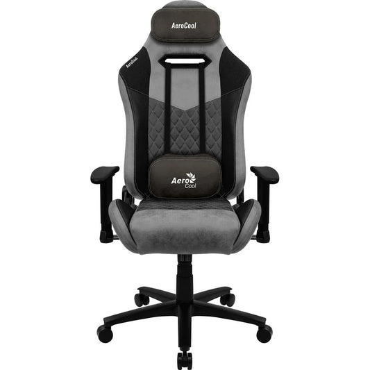 Sedia Gaming Aerocool DUKE AeroSuede 180º Nero Grigio - Yestore