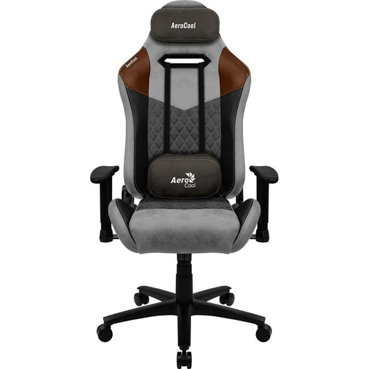 Sedia Gaming Aerocool DUKE AeroSuede 180º Nero Grigio - Yestore