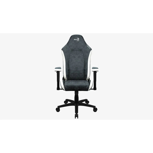 Sedia Gaming Aerocool Crown AeroSuede Azzurro Nero Acciaio - Yestore