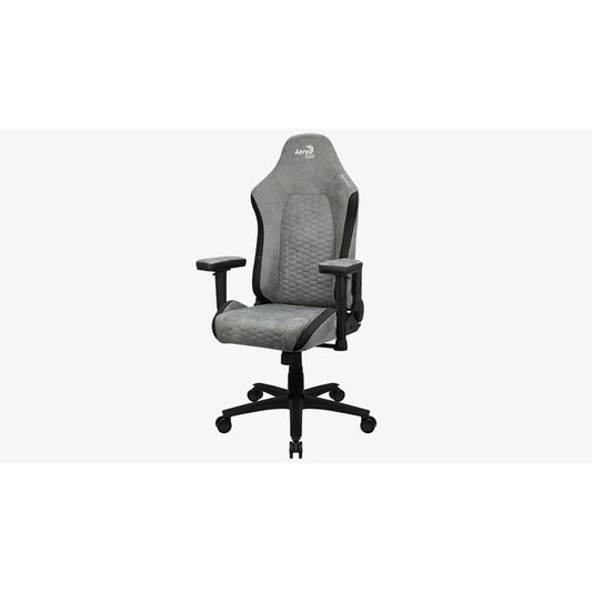 Sedia Gaming Aerocool Crown AeroSuede Nero Grigio - Yestore
