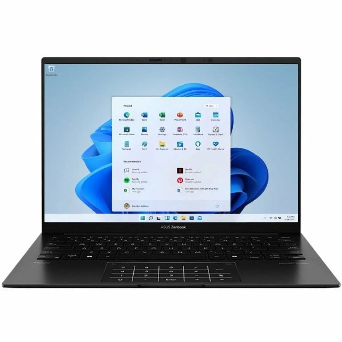 Laptop Asus ZenBook 14 OLED UM3406KA-QD074W 17" 16 GB RAM 512 GB SSD Qwerty in Spagnolo - Yestore