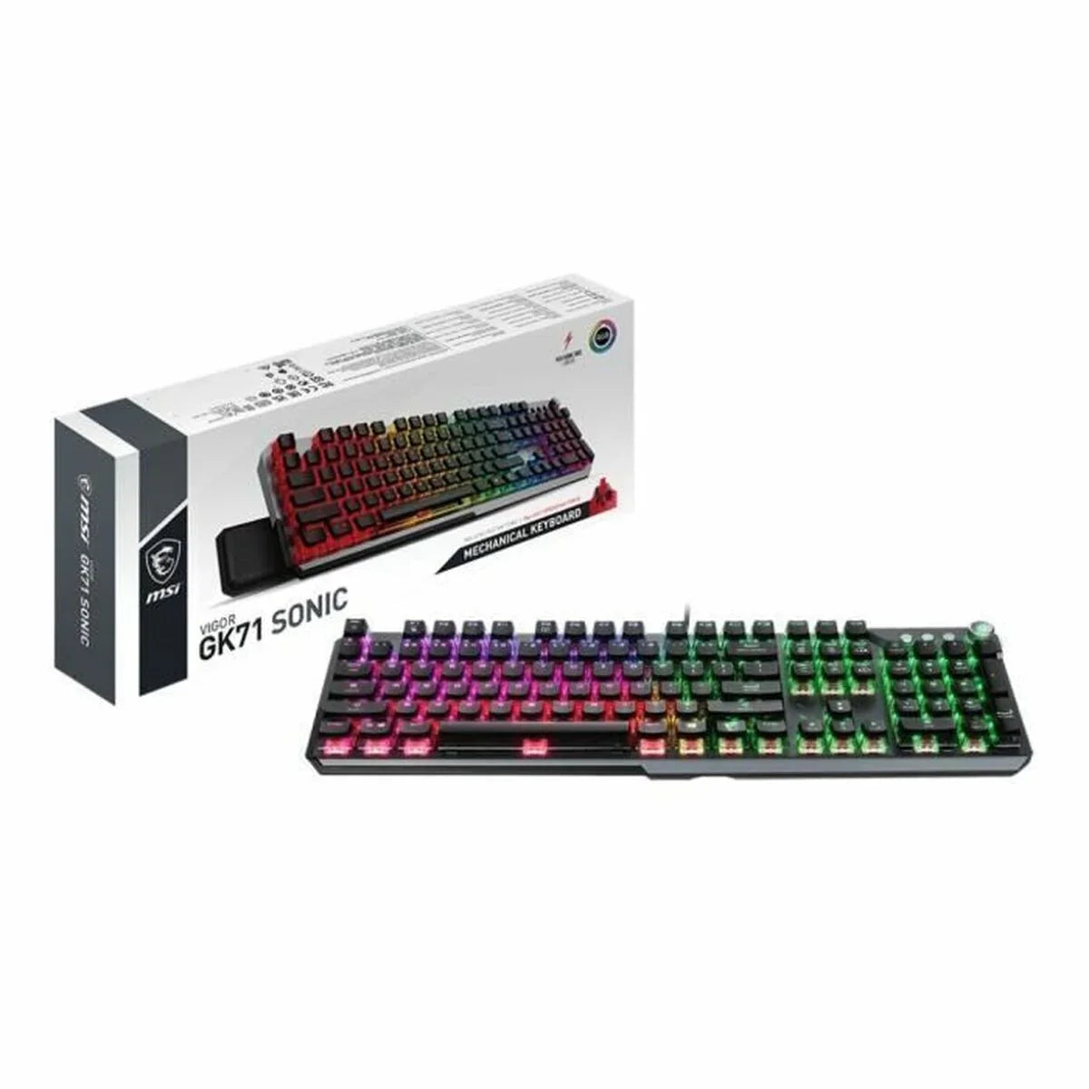 Tastiera per Giochi MSI VIGOR GK71 SONIC RED FR AZERTY Francese - Yestore