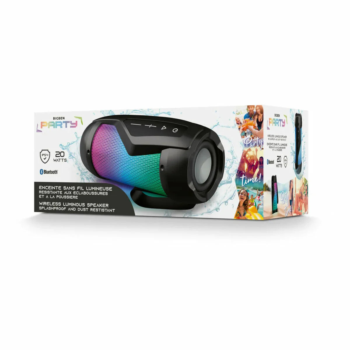 Altoparlante Bluetooth Portatile BigBen Connected PARTYBTIPMINI 20 W Nero - Yestore