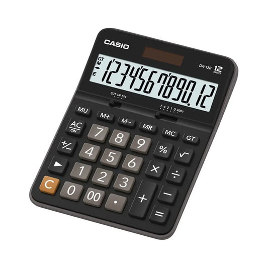 Calcolatrice Casio DX-12B Nero - Yestore