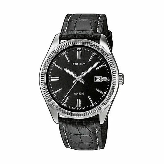 Orologio Uomo Casio MTP-1302PL-1AVEF Nero - Yestore