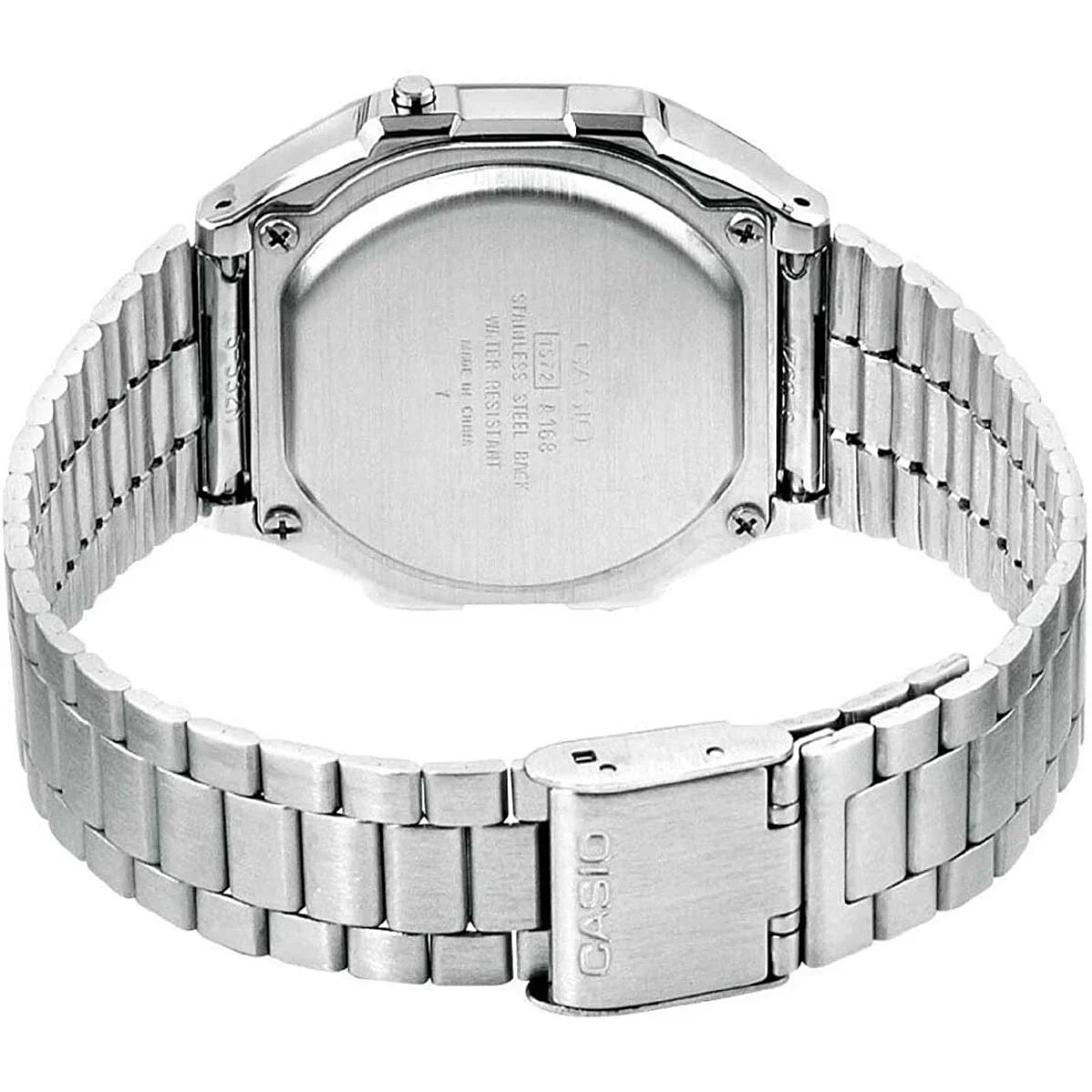 Orologio Unisex Casio A168WA-1YES Nero Argentato (Ø 36 mm) - Yestore
