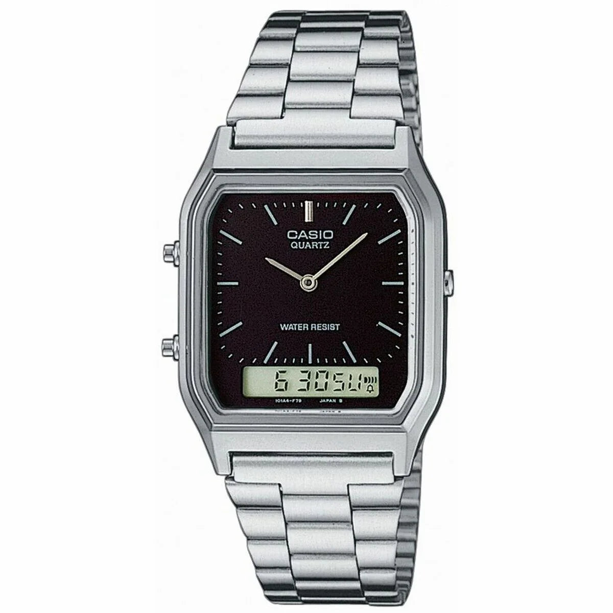 Orologio Unisex Casio EDGY COLLECTION - BLACK Nero Argentato - Yestore