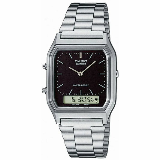 Orologio Unisex Casio EDGY COLLECTION - BLACK Nero Argentato - Yestore