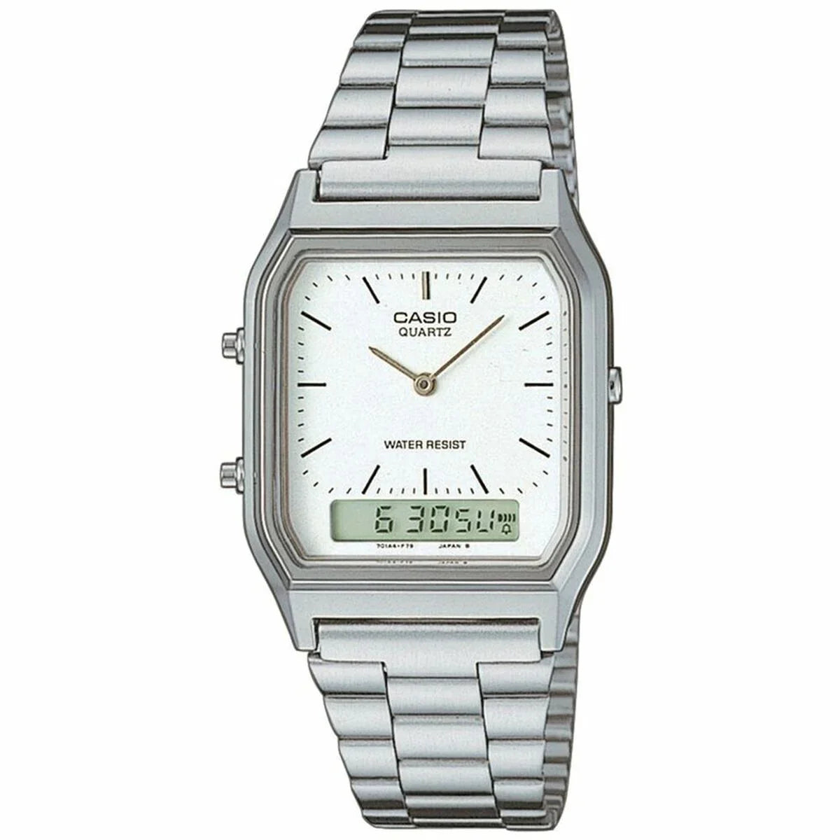 Orologio Unisex Casio AQ-230A-7DMQYES Bianco Argentato - Yestore