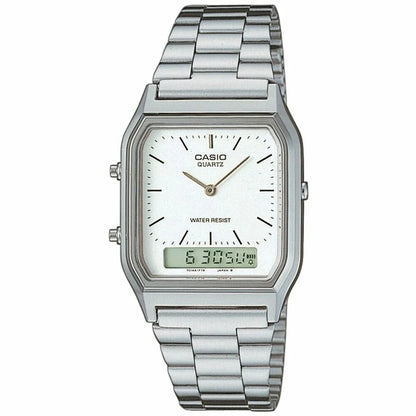 Orologio Unisex Casio AQ-230A-7DMQYES Bianco Argentato - Yestore