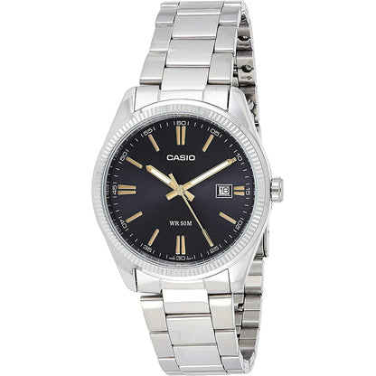 Orologio Uomo Casio DATE Nero Argentato (Ø 39 mm) - Yestore