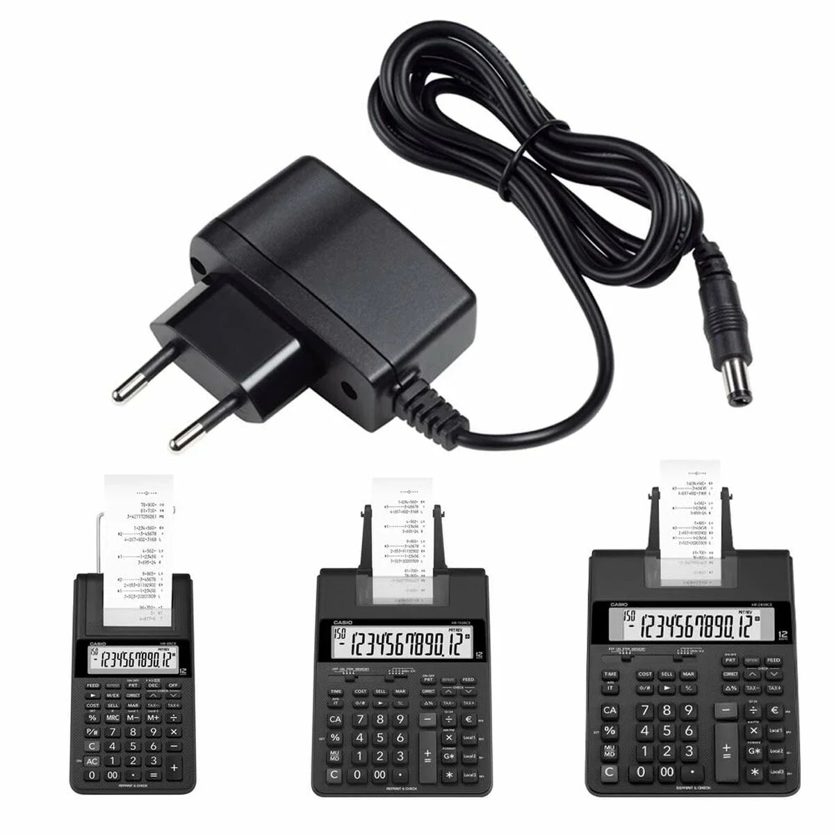 Adattatore di Corrente Casio ADA-60024 Calcolatrice stampante Nero - Yestore