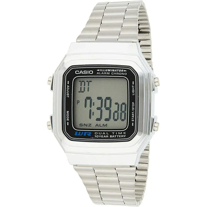 Orologio Unisex Casio VINTAGE Nero Argentato (Ø 32 mm) (Ø 34 mm) - Yestore