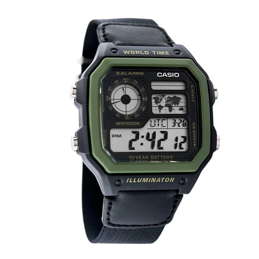 Men's Watch Casio AE-1200WHB-1BV (Ø 45 mm) - Yestore