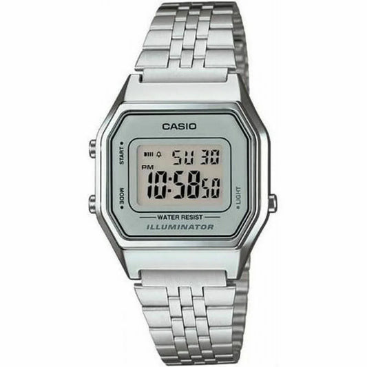 Orologio Unisex Casio LA680WEA-7EF Grigio Argentato (Ø 33 mm) - Yestore