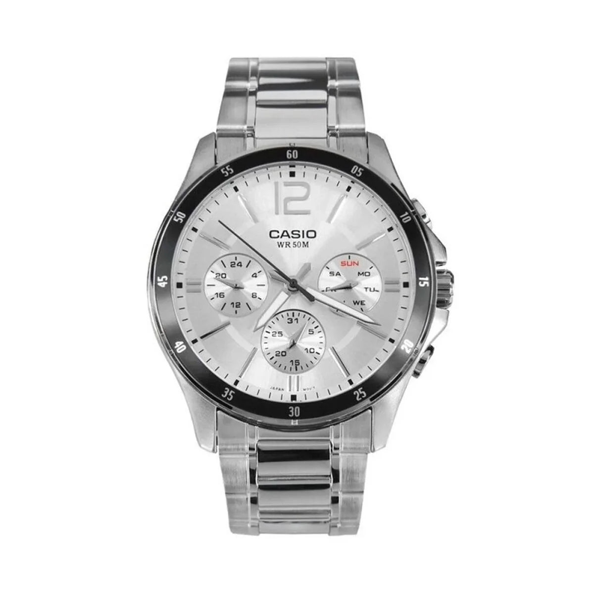 Orologio Uomo Casio ENTICER GENT Grigio Argentato (Ø 35 mm) (Ø 43,5 mm) - Yestore