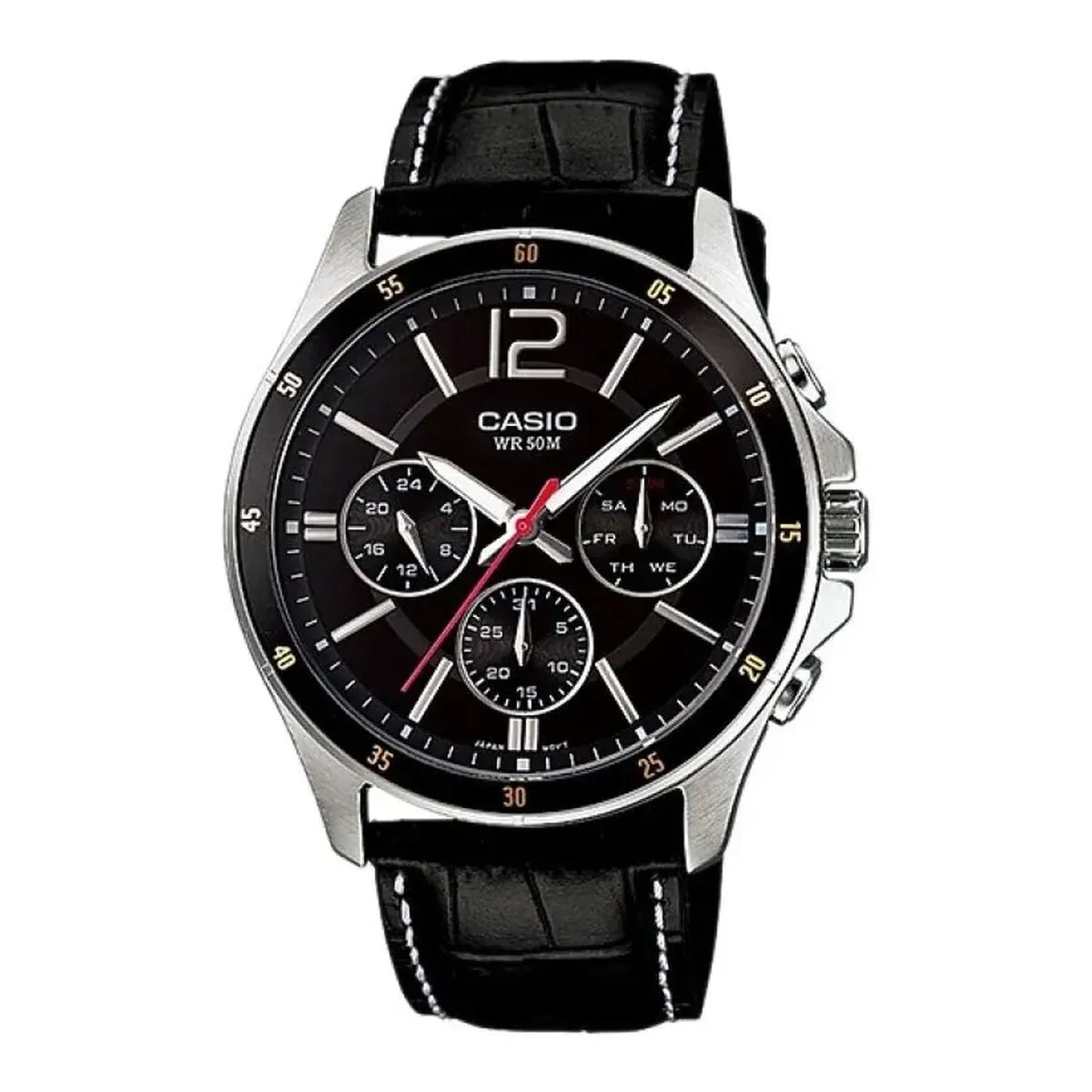 Orologio Uomo Casio ENTICER GENT Nero (Ø 43 mm) (Ø 43,5 mm) - Yestore