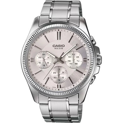 Orologio Uomo Casio ENTICER GENT Argentato Grigio (Ø 35 mm) - Yestore