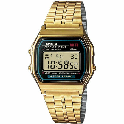 Orologio Casio A159WGEA-1EF Dorato Unisex Elegante - Yestore