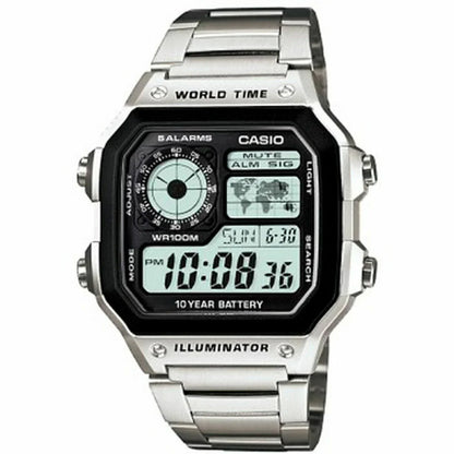 Orologio Unisex Casio Bruni Basics-Clear 4054274791979 Nero Argentato - Yestore