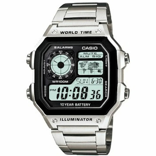 Orologio Unisex Casio Bruni Basics-Clear 4054274791979 Nero Argentato - Yestore