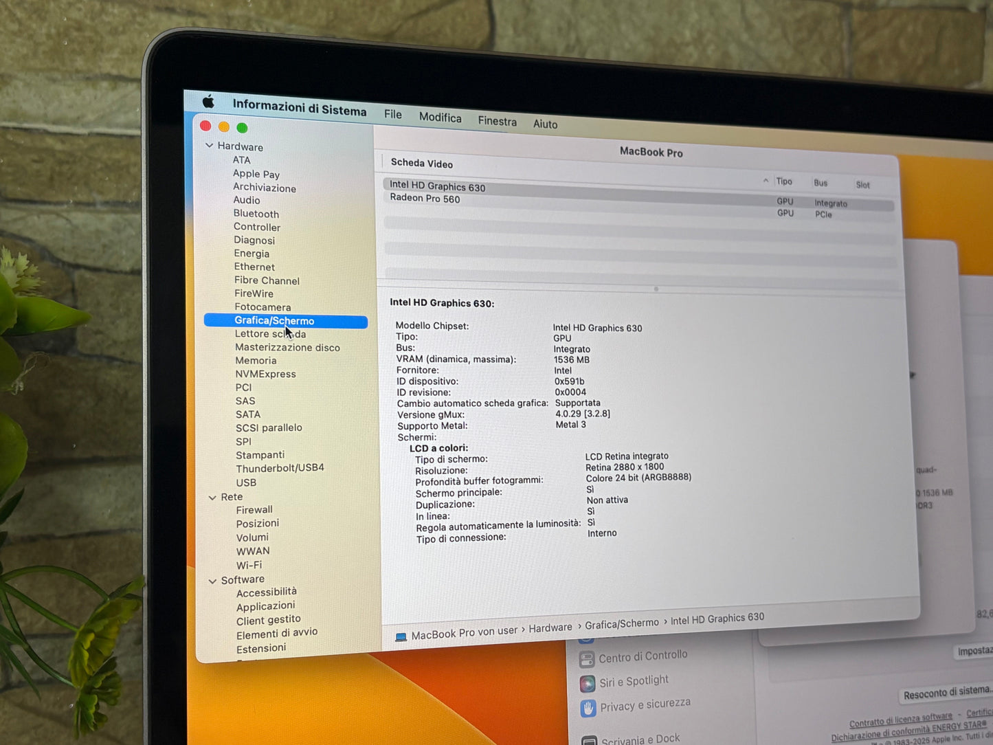 MacBook Pro 15" 2017 | i7 | 16GB RAM | 512GB SSD | AMD 560 | Grigio