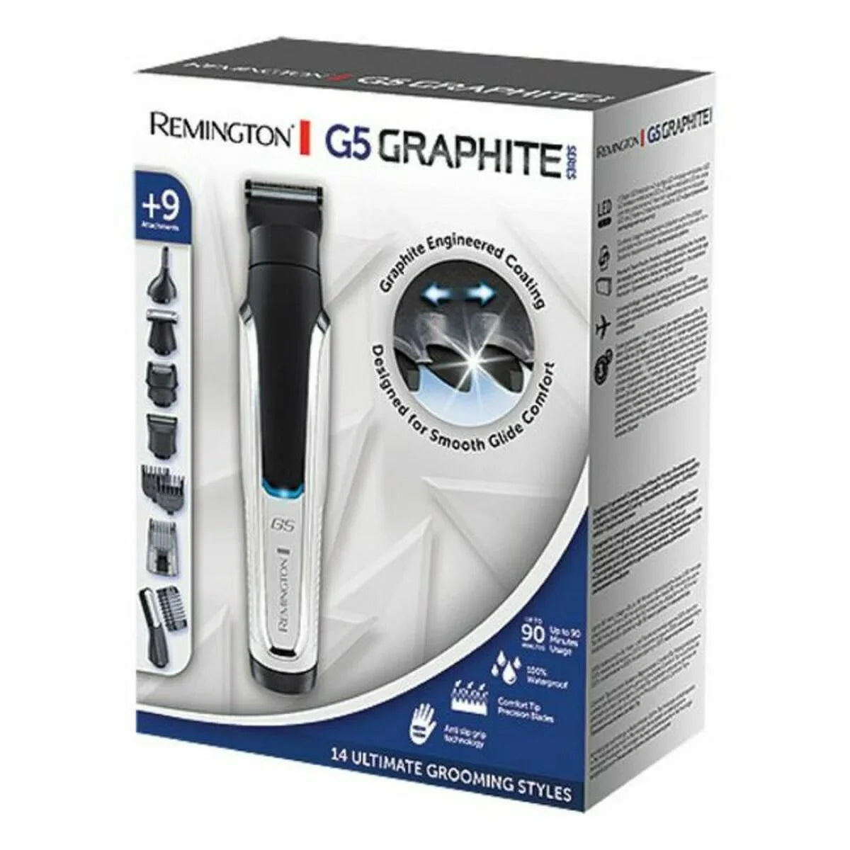 Rasoio per depilazione e per Capelli Remington 43249560100 Nero - Yestore