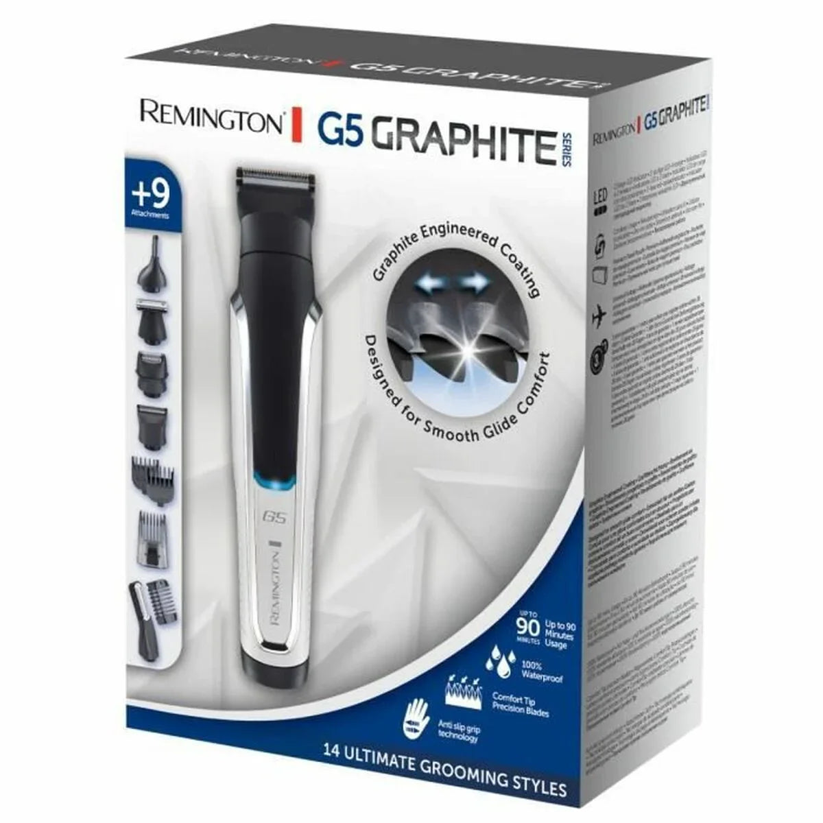 Rasoio per depilazione e per Capelli Remington 43249560100 Nero - Yestore